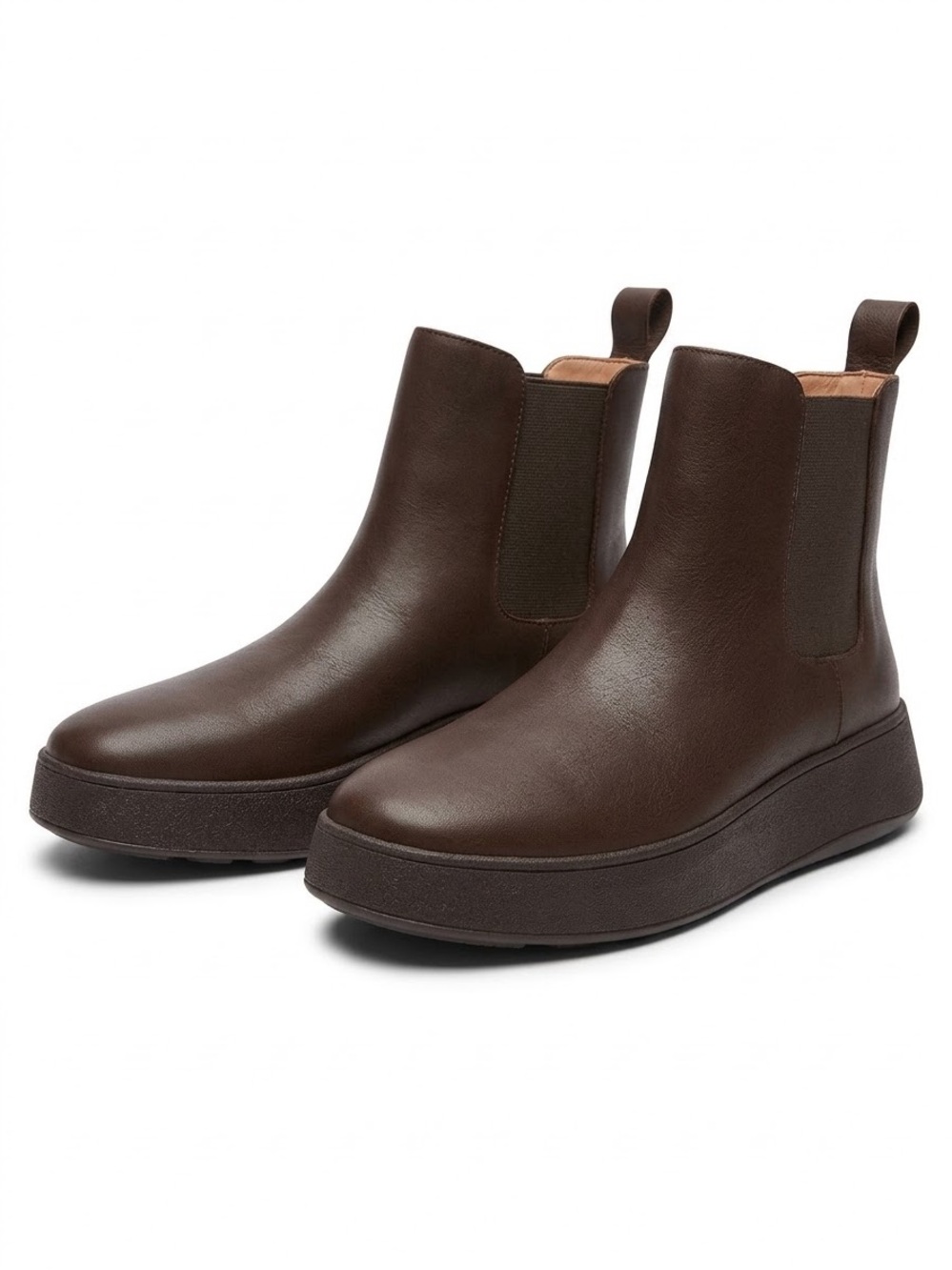 FitFlop F-Mode Leather Chelsea Boots